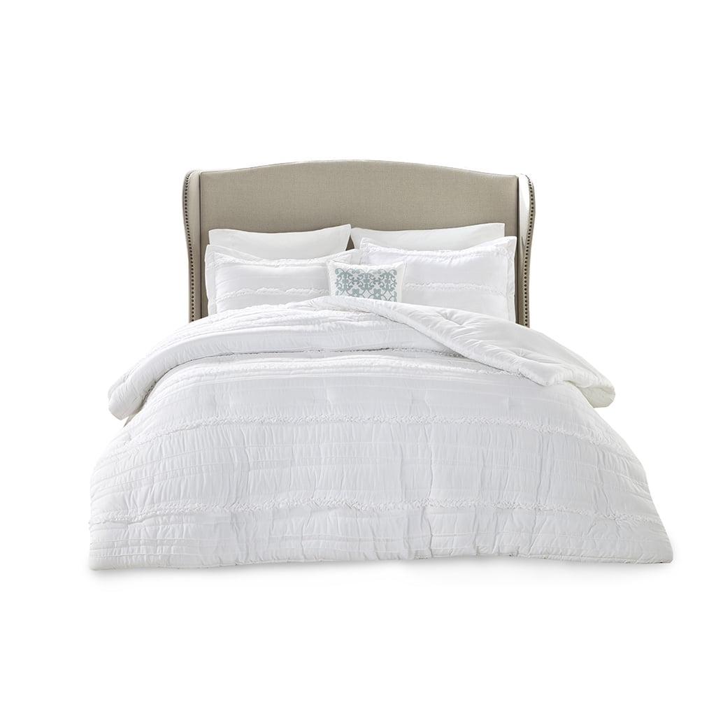 Madison Park Celeste 5 Piece Microfiber Ruffled Comforter Set