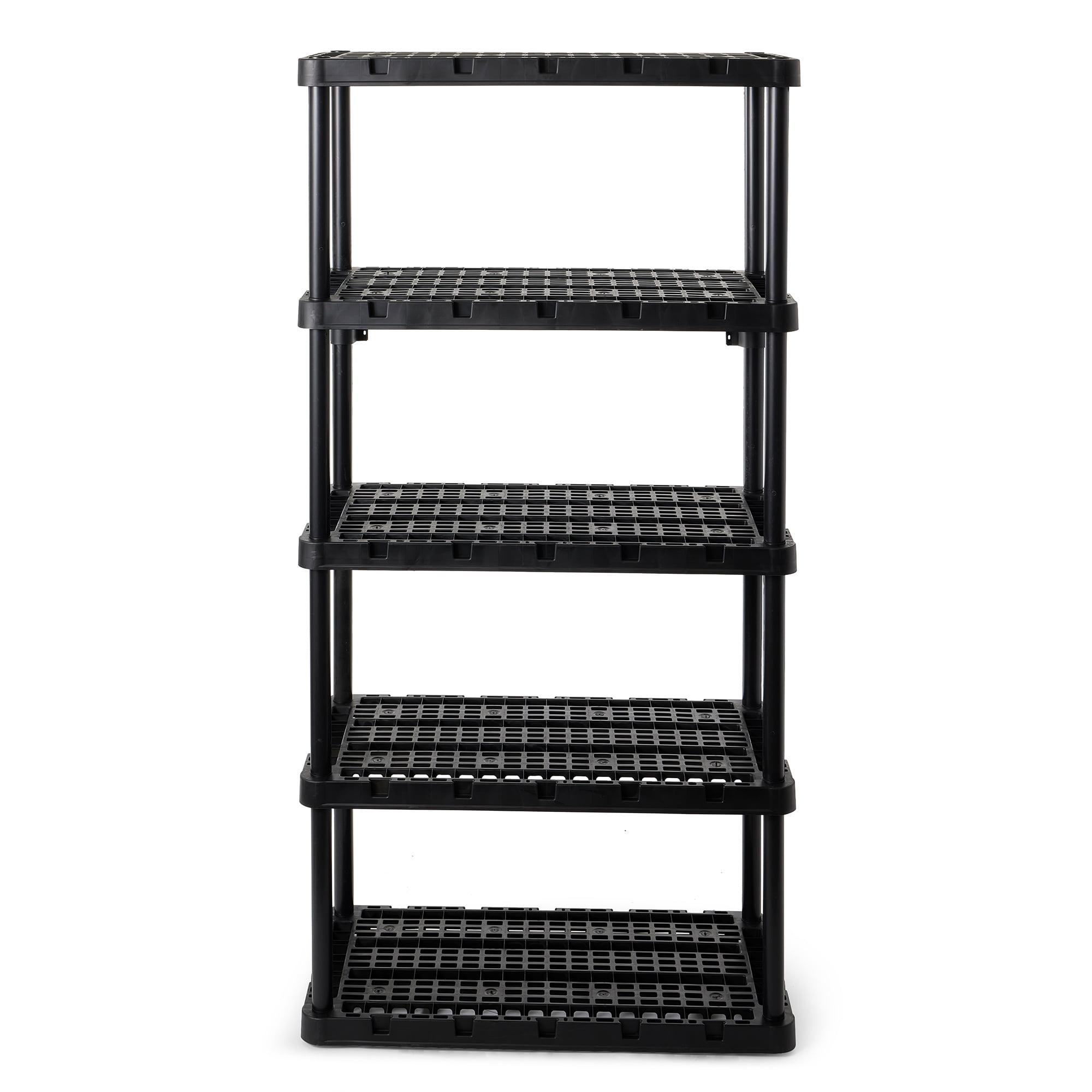 Gracious Living Storage 36'' W Plastic Shelving Unit