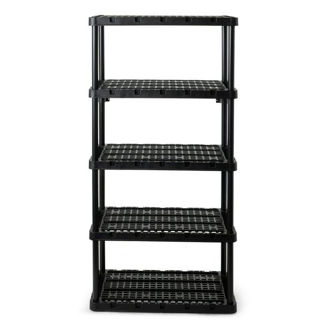 Gracious Living Storage 36'' W Plastic Shelving Unit