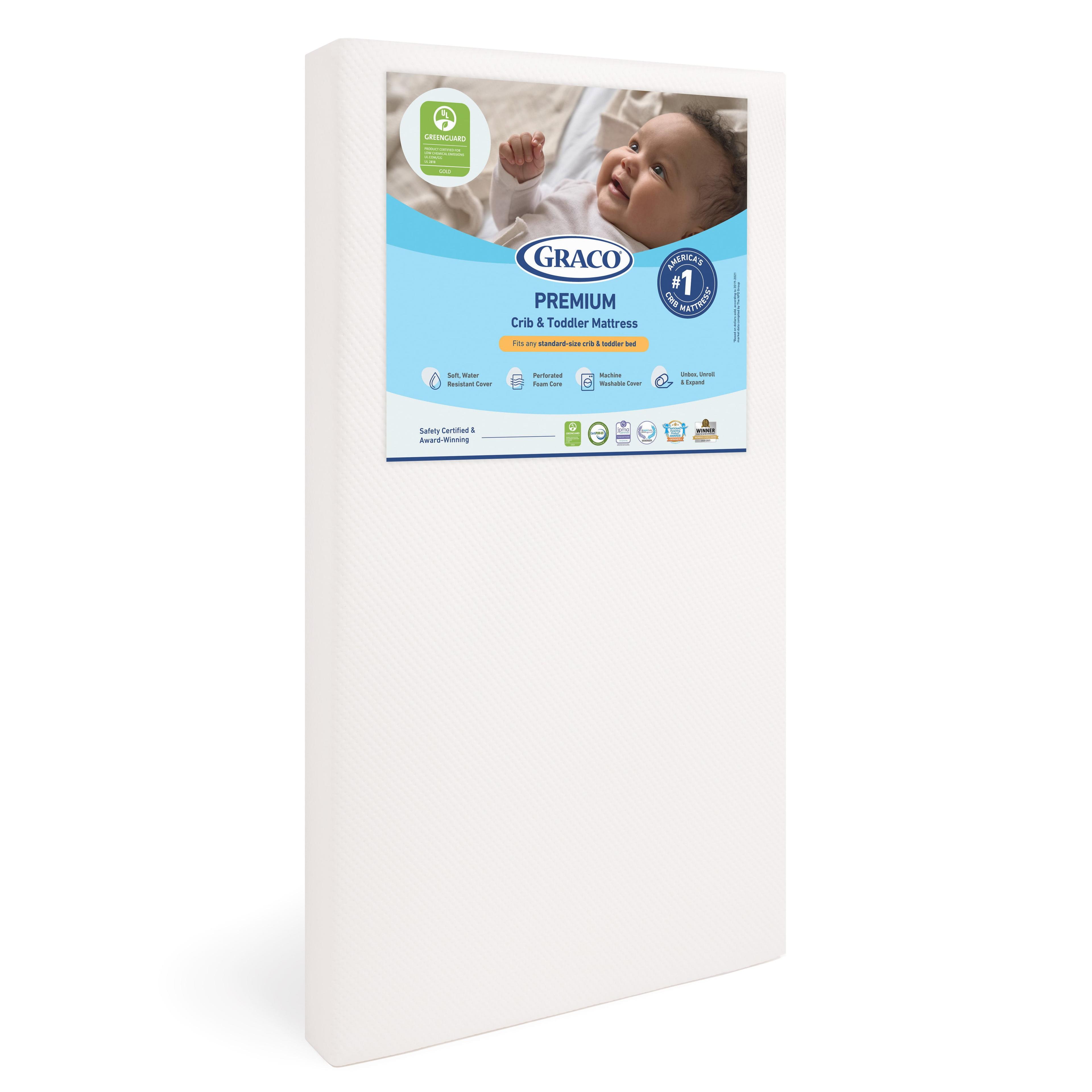 Graco Premium Foam Standard Crib and Toddler Bed Mattress