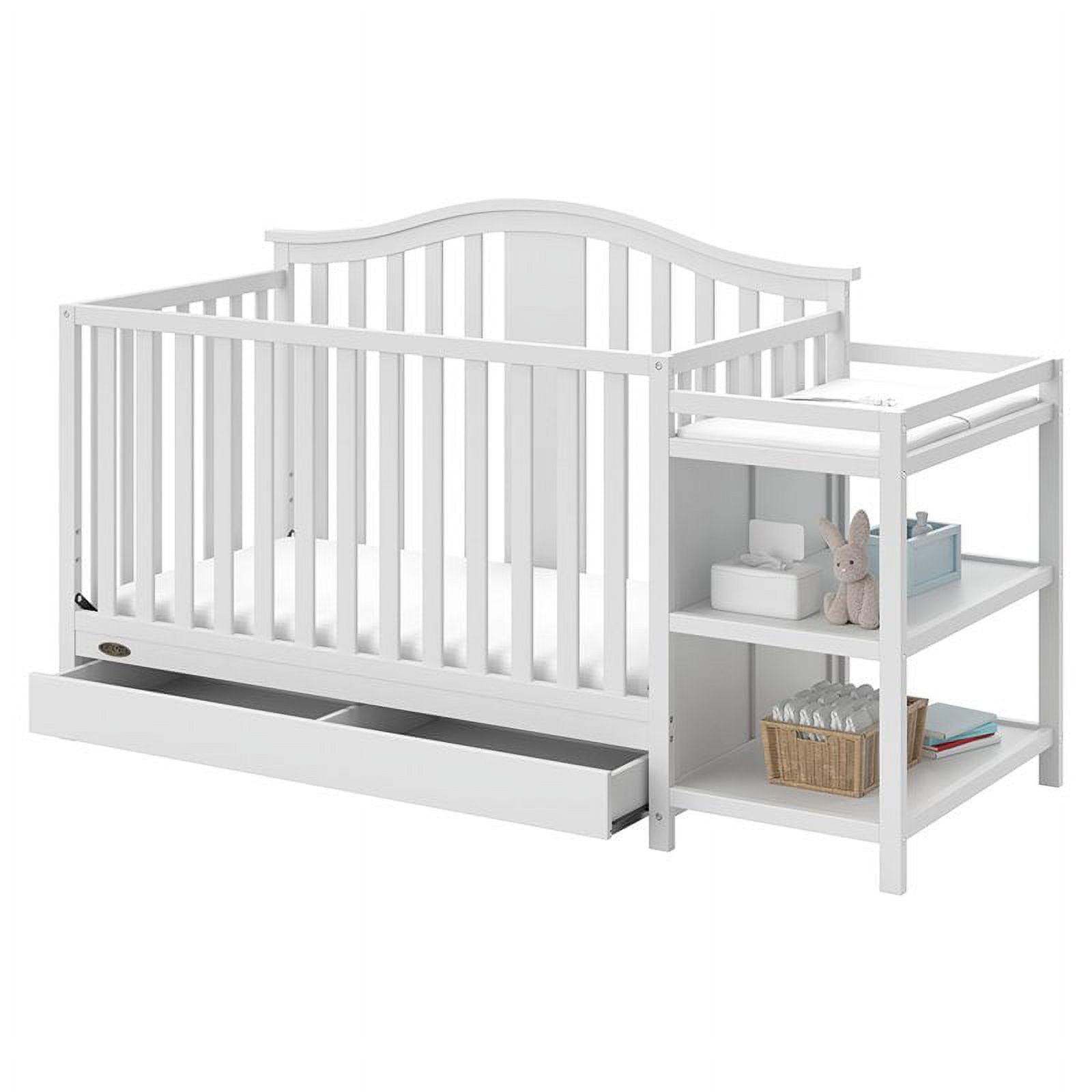 Graco Solano 5-in-1 Convertible Crib and Changer with Drawer