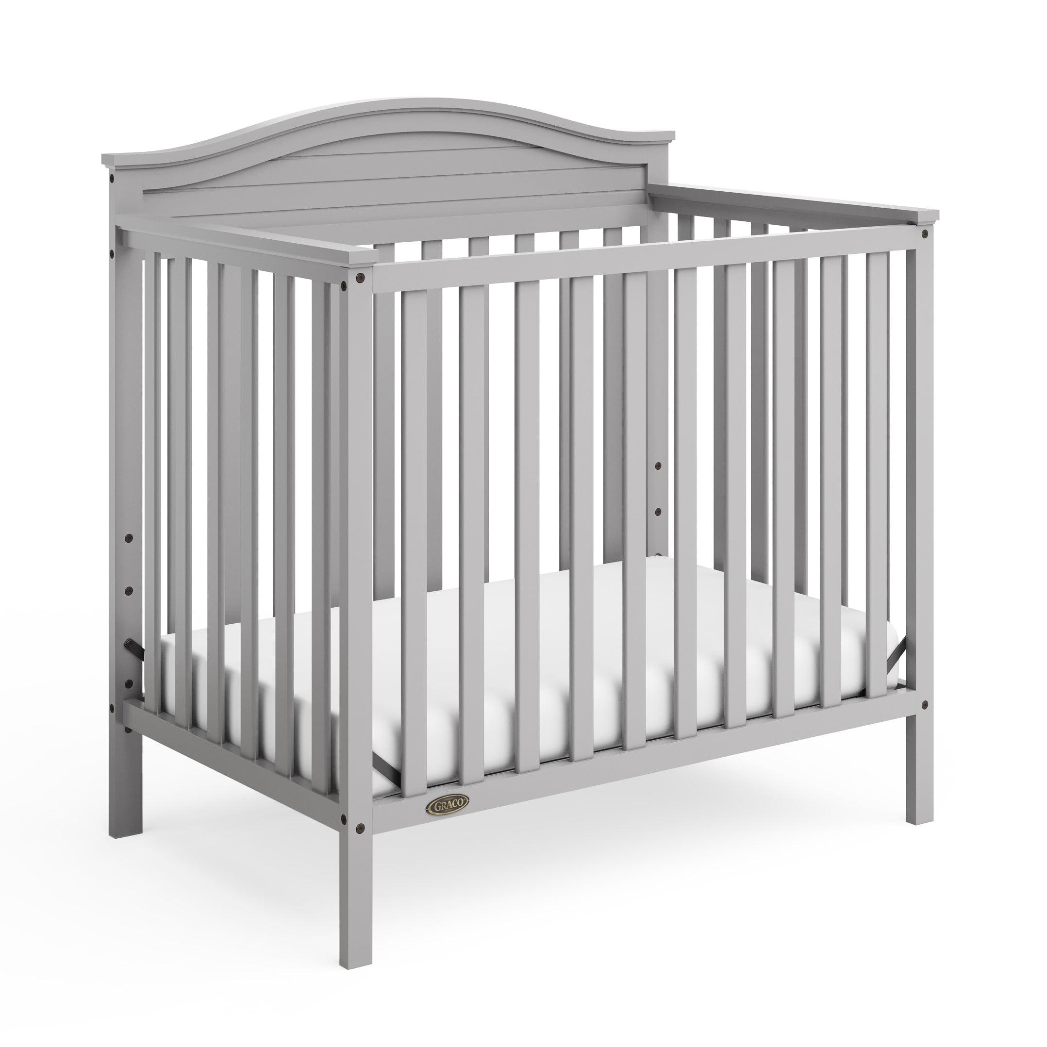 Graco Stella 4-in-1 Mini Convertible Crib with Mattress