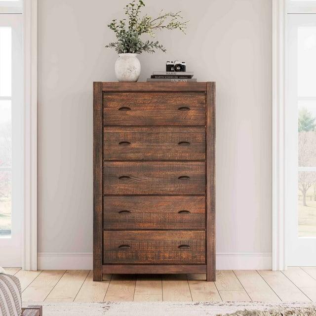 Montauk Solid Wood 32.5'' W 5 - Drawer Dresser