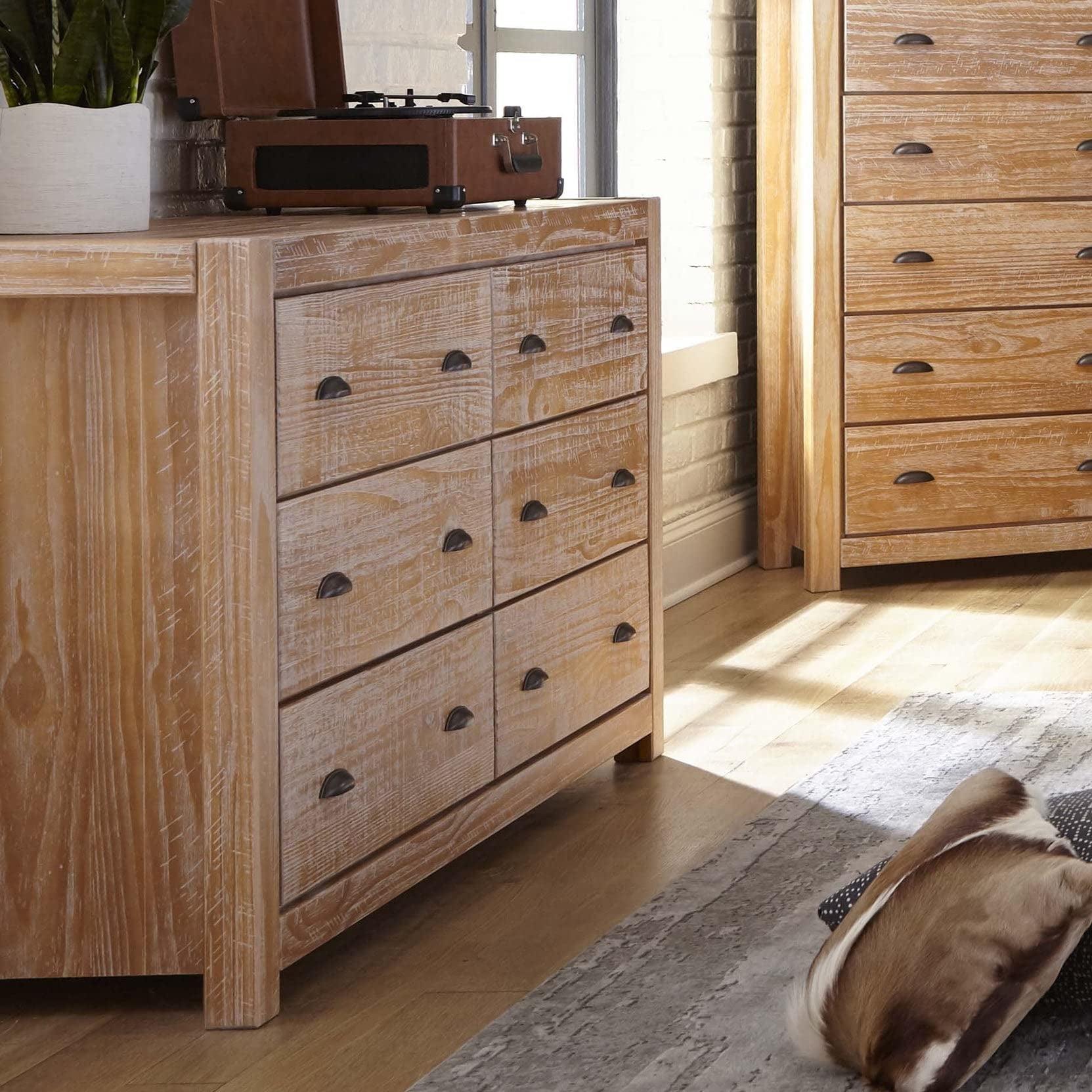 Montauk 6 Drawer Double Dresser