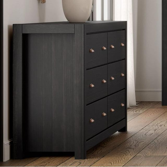 Grain Wood Furniture Montauk Solid Wood 59.5'' W 6 - Drawer Dresser