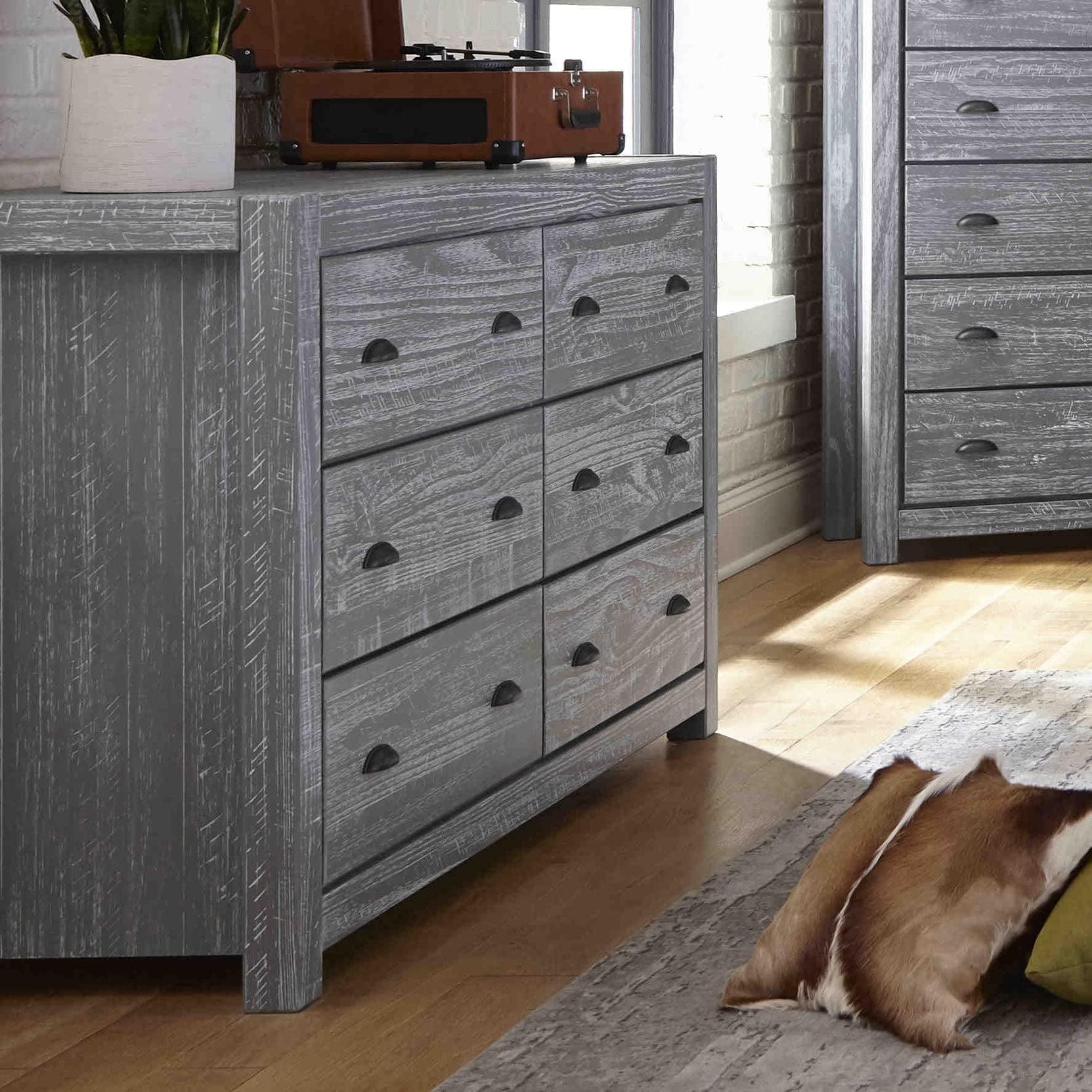 Montauk Solid Wood 59.5'' W 6 - Drawer Dresser
