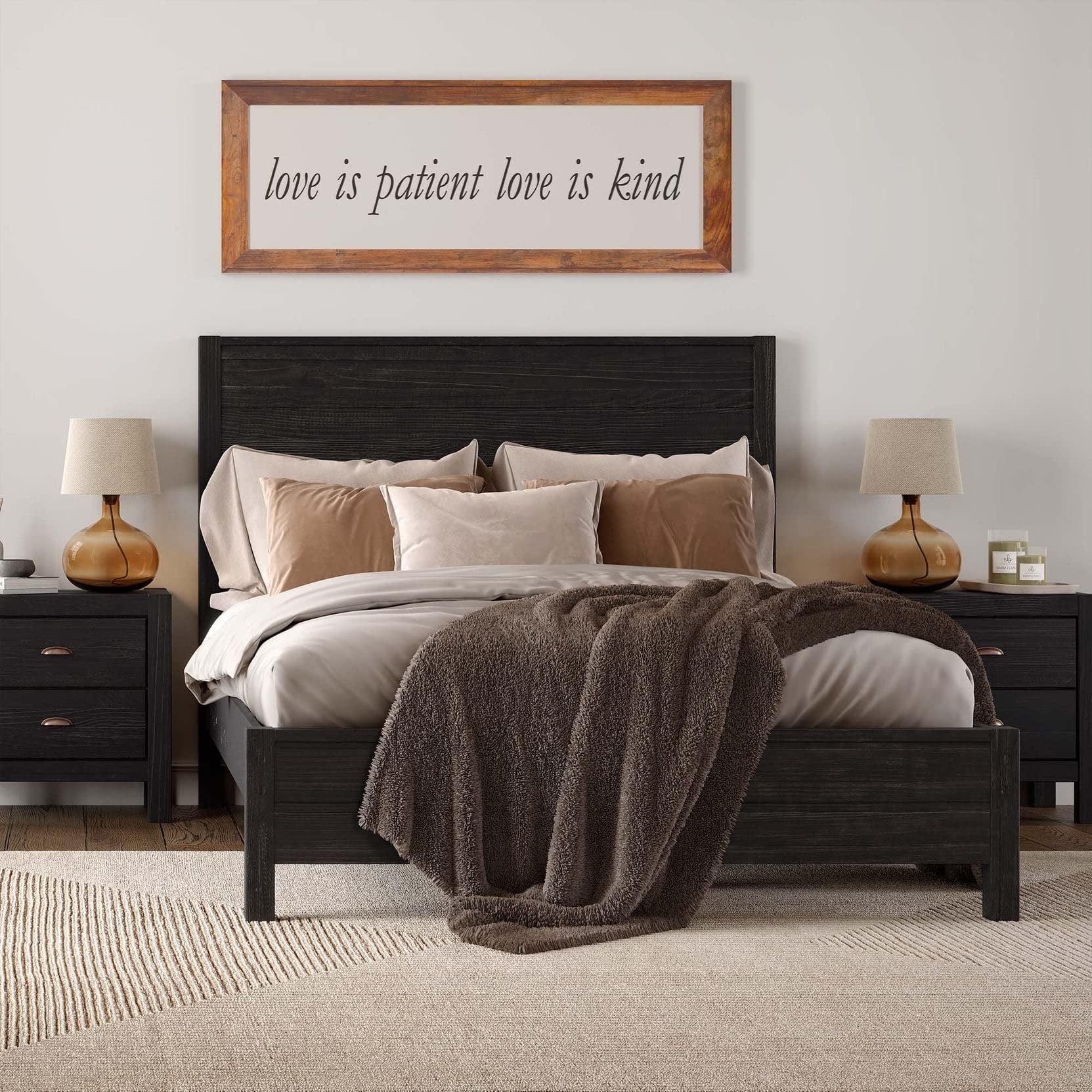 Montauk Solid Wood Panel Bed