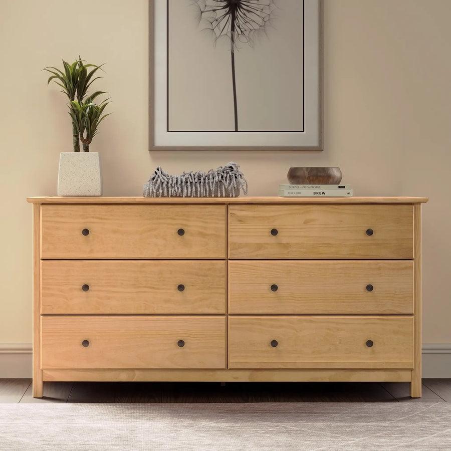Shaker Solid Wood 63.75'' W 6 - Drawer Dresser