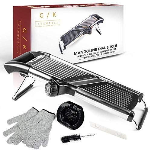 Gramercy Kitchen Co. Adjustable Stainless Steel Mandoline Food Slicer