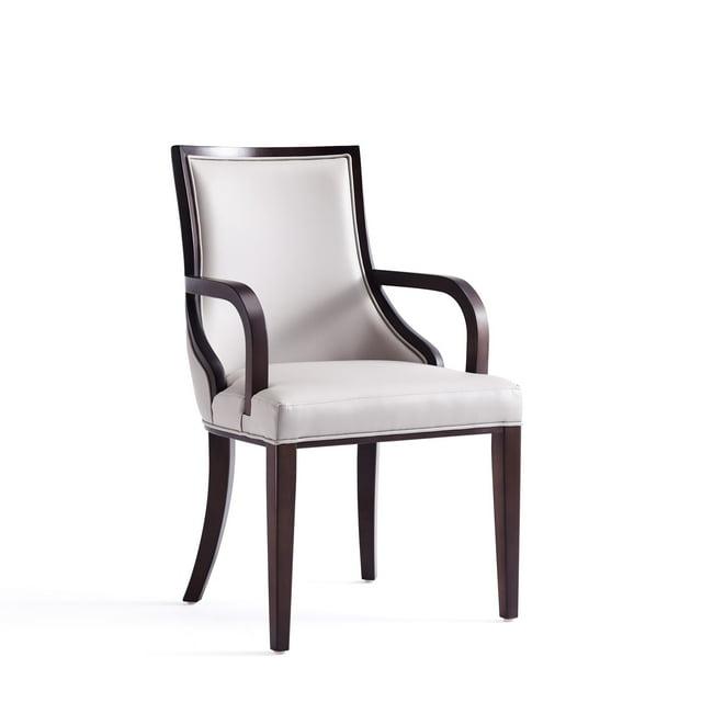 Faux Leather Upholstered Armchair