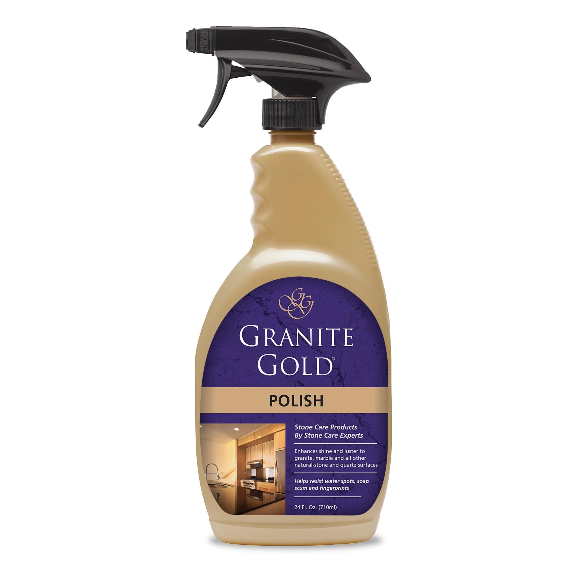 GRANITE GOLD Granite Marble Natural Stone POLISH Safe for Food Prep 24oz GG0033