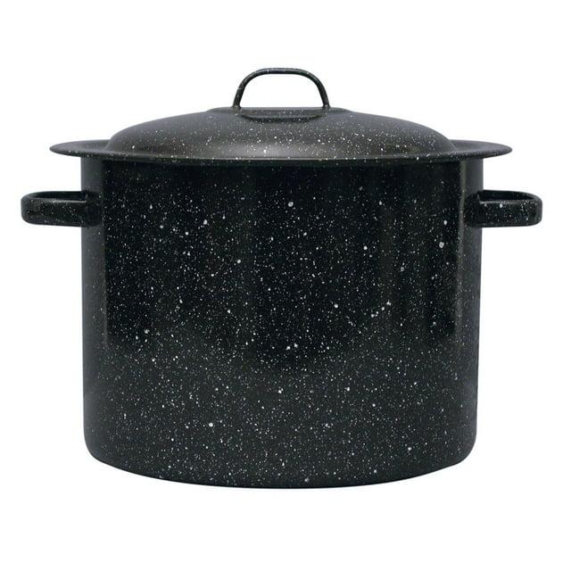 Eternal 12 qt. Non-Stick Carbon Steel Stock Pot with Lid & Reviews | Wayfair