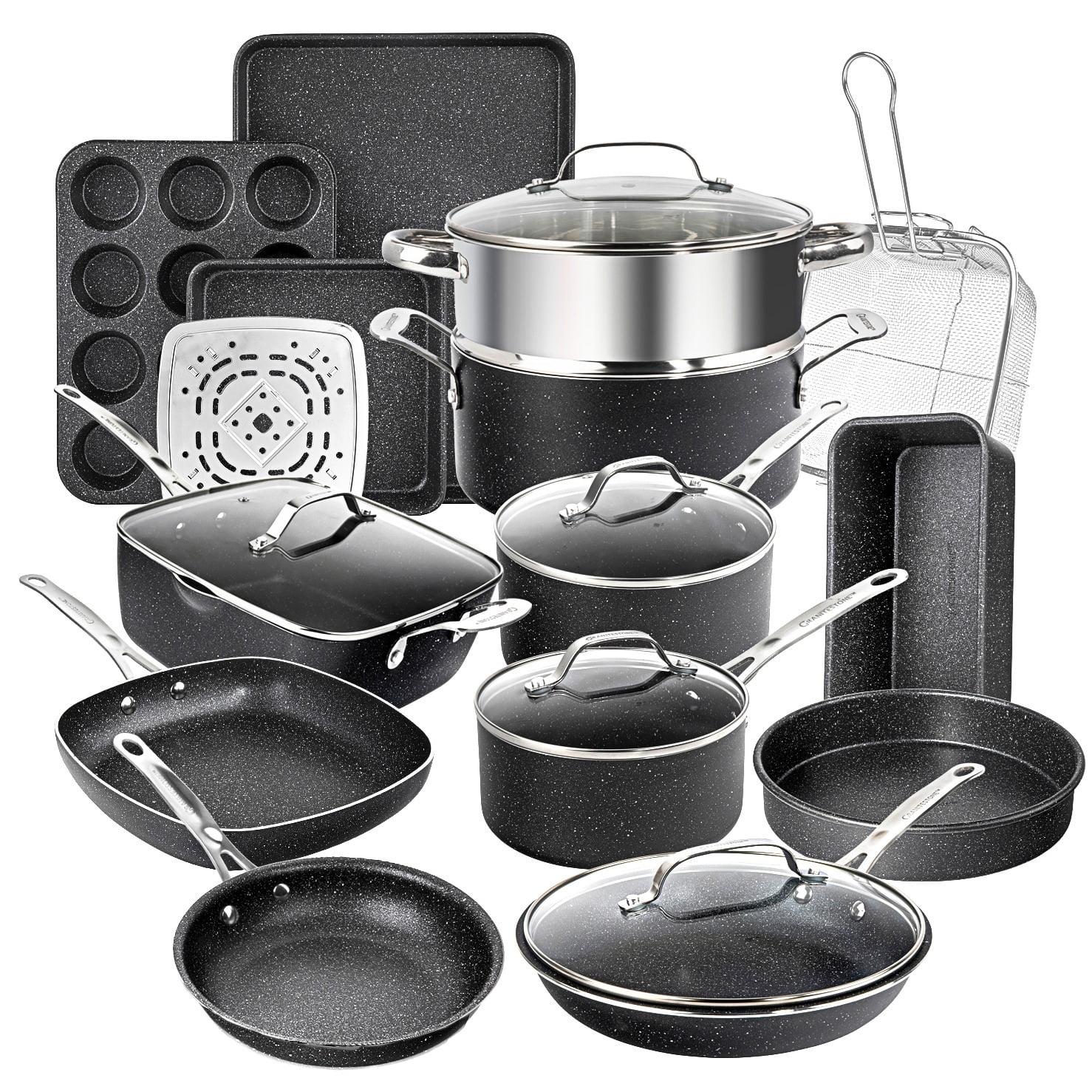 Granitestone 20 Piece Nonstick Cookware and Bakeware Set