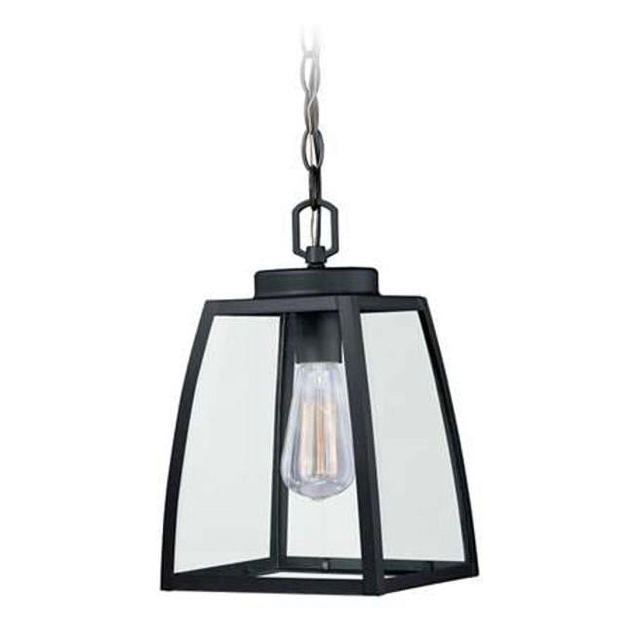 Granville Mini 8" Bronze Outdoor Lantern Pendant with Clear Glass