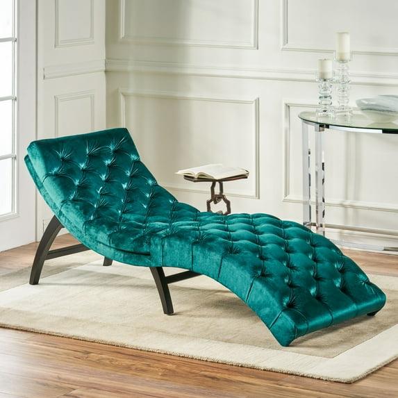 Grovelane Comfortable Velvet Chaise Lounge For Relaxation And Style Enhancement