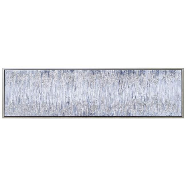 Empire Art Direct Gray Field Textured Metallic Hand Painted Wall Art, 20" x 72" x 1.5", Ready to Hang