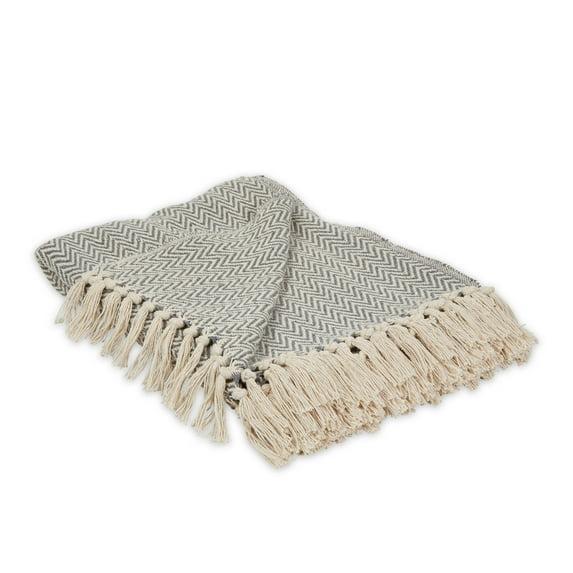 Design Imports Hand Woven Throw Blanket