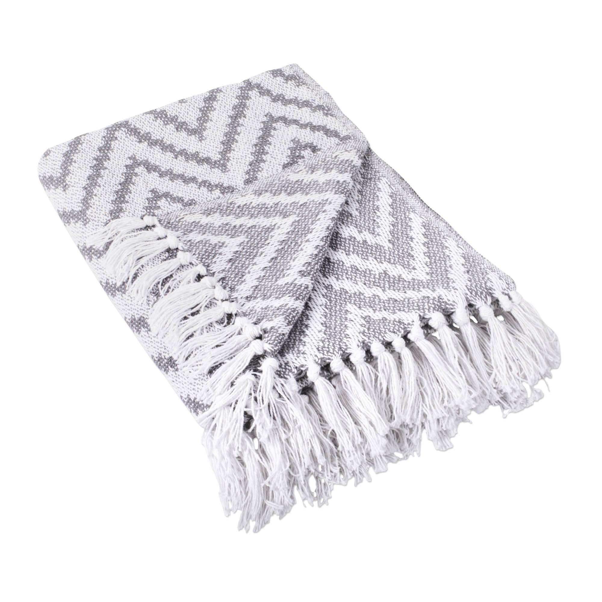 Design Imports Hand Woven Throw Blanket
