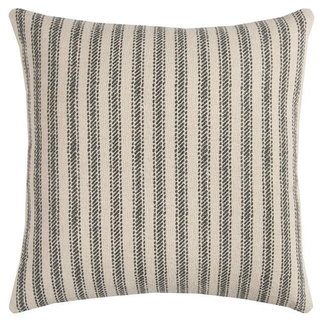 20"x20" Oversize Ticking Striped Square Throw Pillow - Rizzy Home