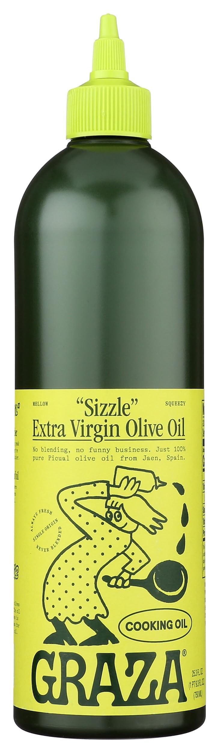 Graza Sizzle Extra Virgin Olive Oil for Cooking - 750ml