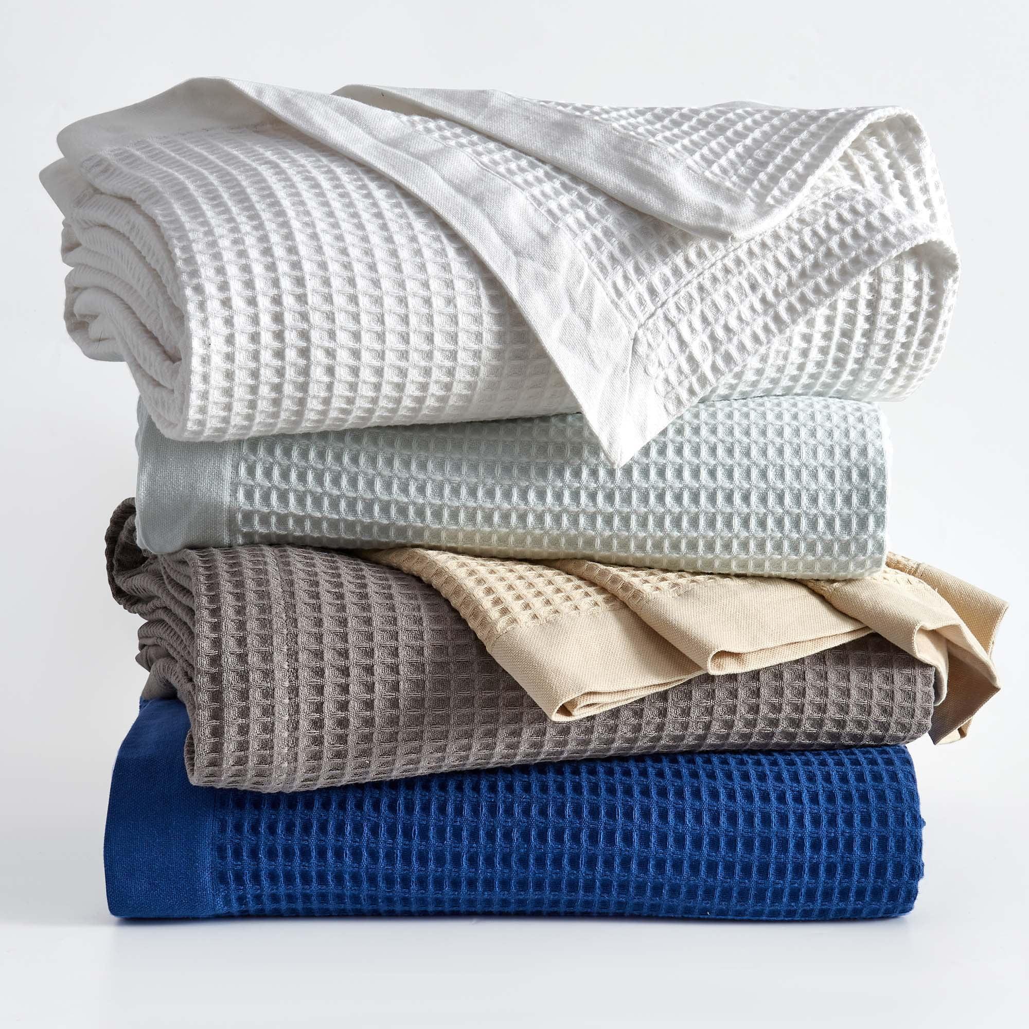 100% Cotton Waffle Weave Blanket