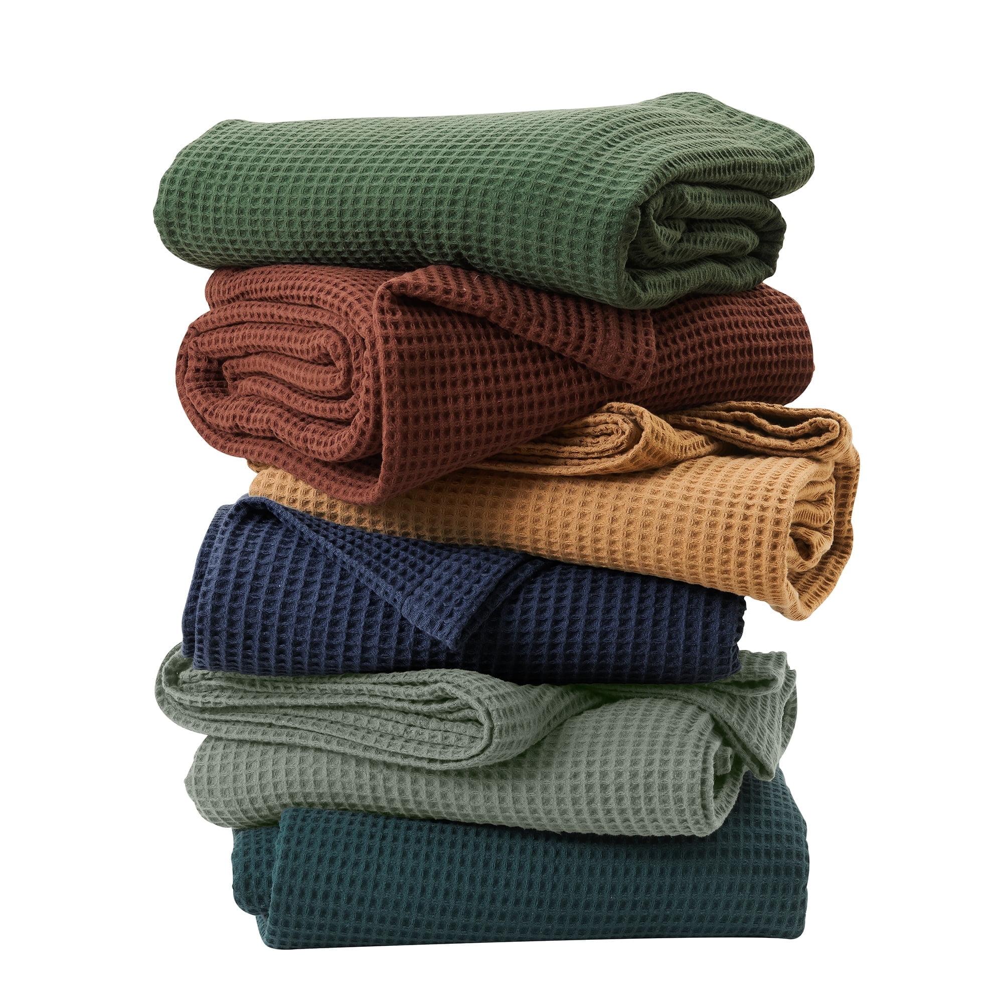 100% Cotton Waffle Weave Blanket