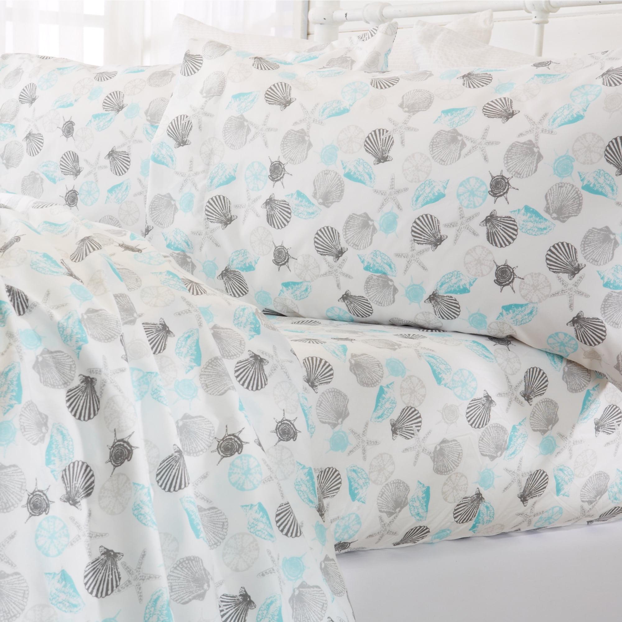 Ultra Soft Coastal Printed Microfiber Sheet Set