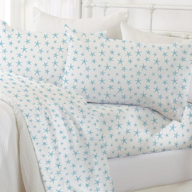 Ultra Soft Coastal Printed Microfiber Sheet Set