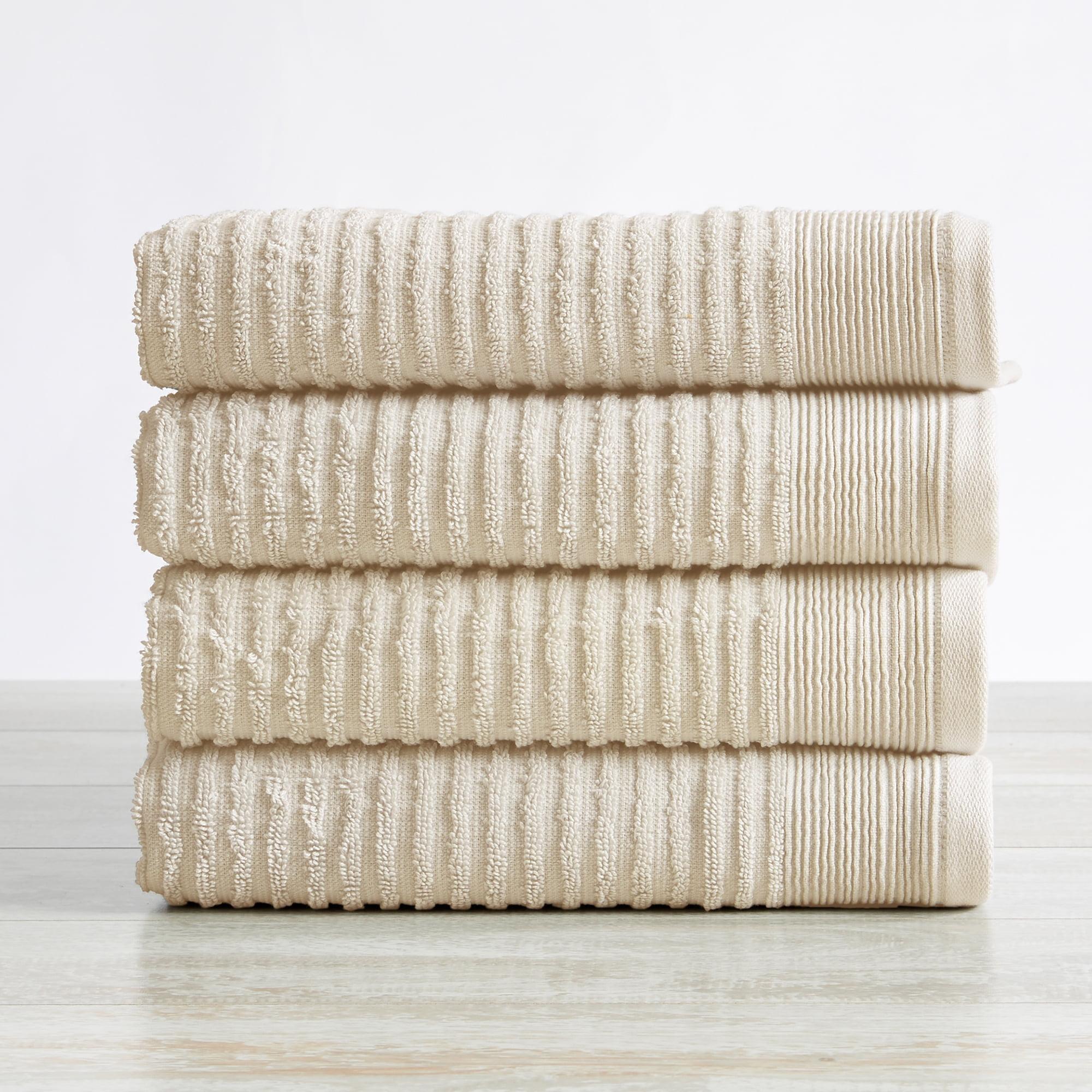 Cotton Quick Dry Ribbed Terry Hand Towels