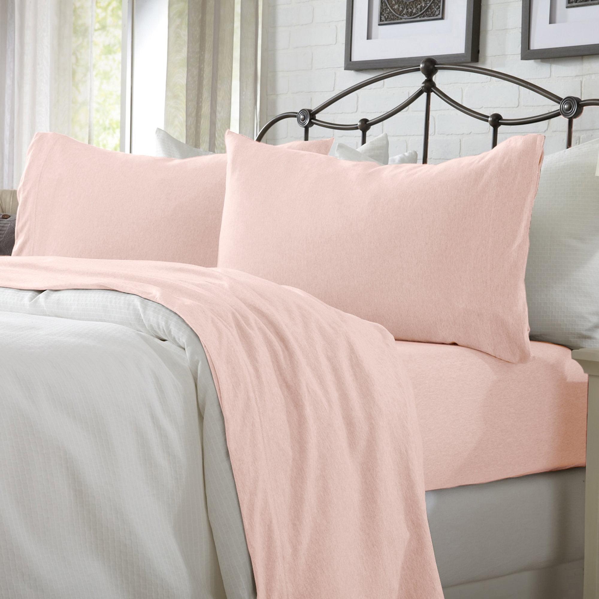 FreshFolds Cotton Blend Jersey Knit Super Soft Sheet Set