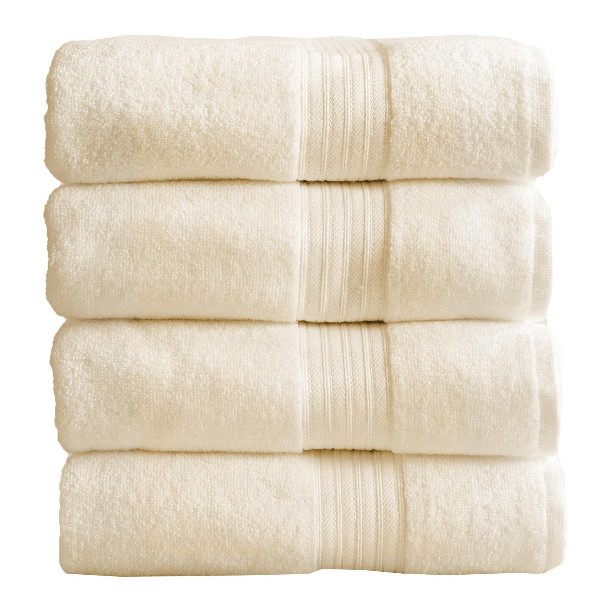 Hokku Designs Super Soft 100% Cotton Quick-Dry Bath Towels (Set of 4)