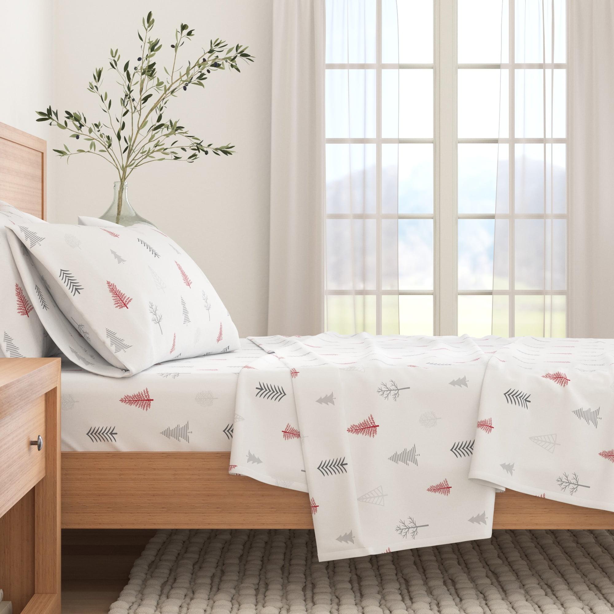 FreshFolds 100% Cotton Lodge Printed Flannel Sheet Set