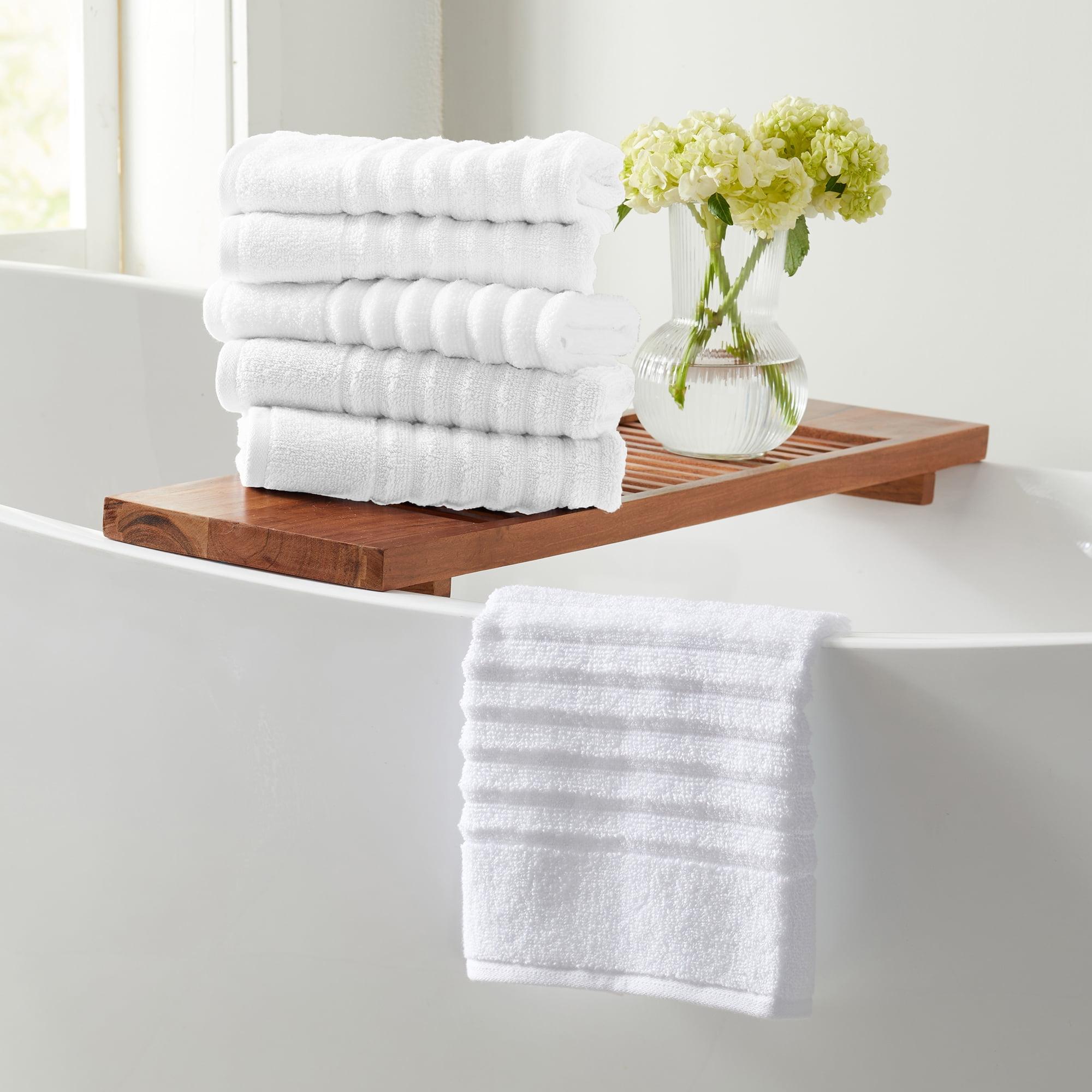 Combed Cotton Ribbed Texture Towel Set - Great Bay Home