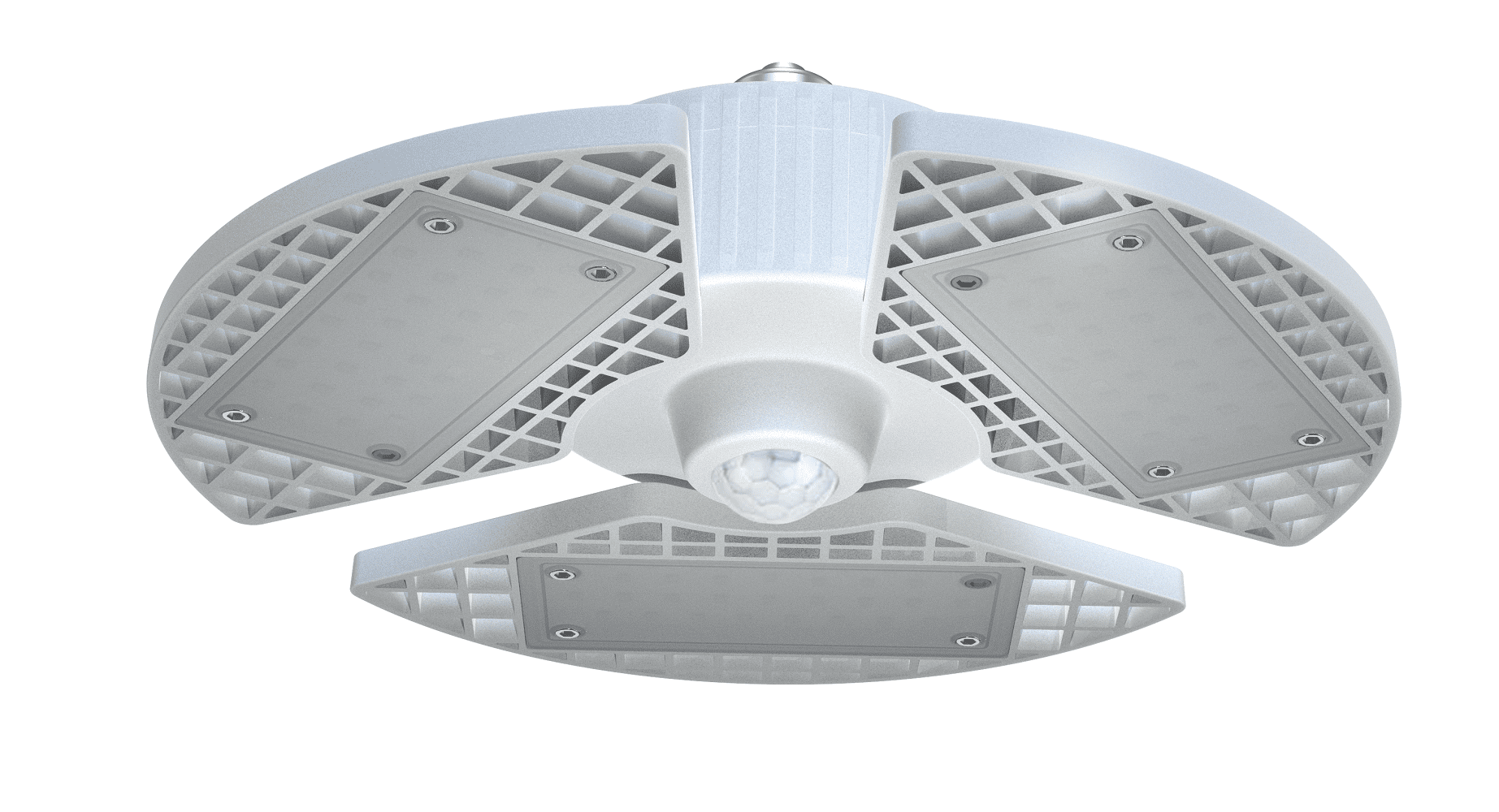 Great Value LED Daylight Garage Light, 80-Watt (8000-Lumen), Motion Sensor Included, E26 Screw-in Base