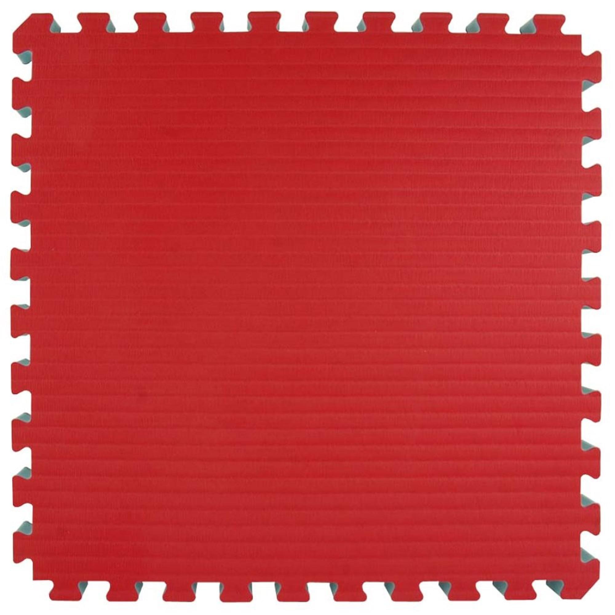 Greatmats Home BJJ MMA Interlocking Puzzle Tile Mats for Grappling, Judo, Jiu Jitsu, Dojo Sports Mat Flooring, Red/Blue 10 pack, 2x2 Ft x 1.5 Inch