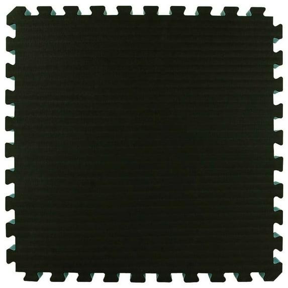 Greatmats Home BJJ MMA Puzzle Mats for Judo, Jiu Jitsu, Black/Gray Tatami finish 10 Pack, 2x2 ft x 1.5 inch