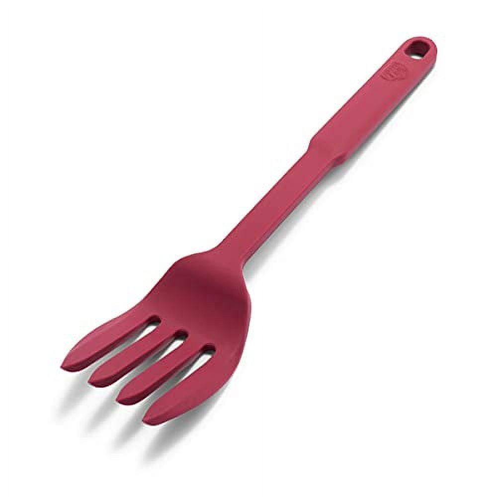 Red Silicone 10-in-1 Multipurpose Cooking Fork