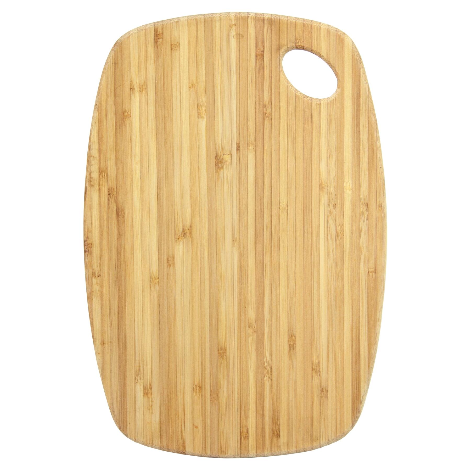 GreenLite™ Dishwasher Safe Bamboo Cutting Board, "Jet" Series 13-1/2" x 9"