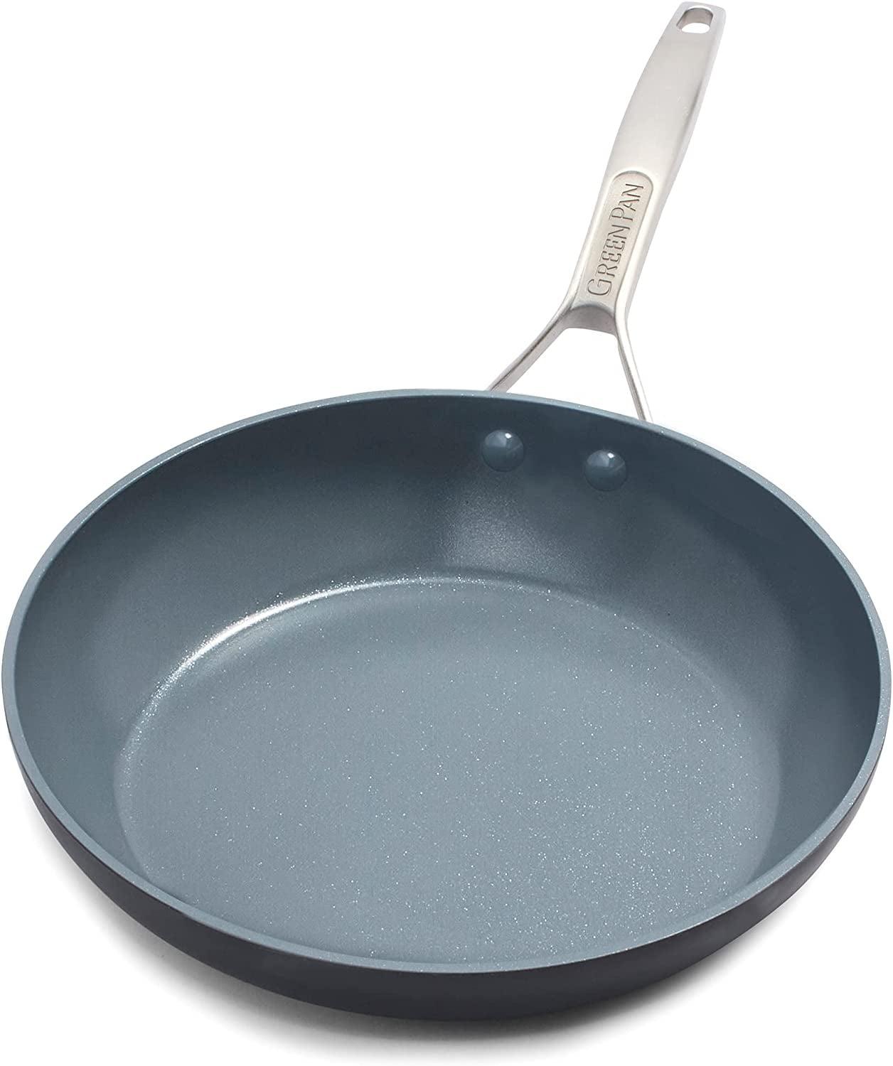 Gray 10" Aluminum Ceramic Nonstick Fry Pan