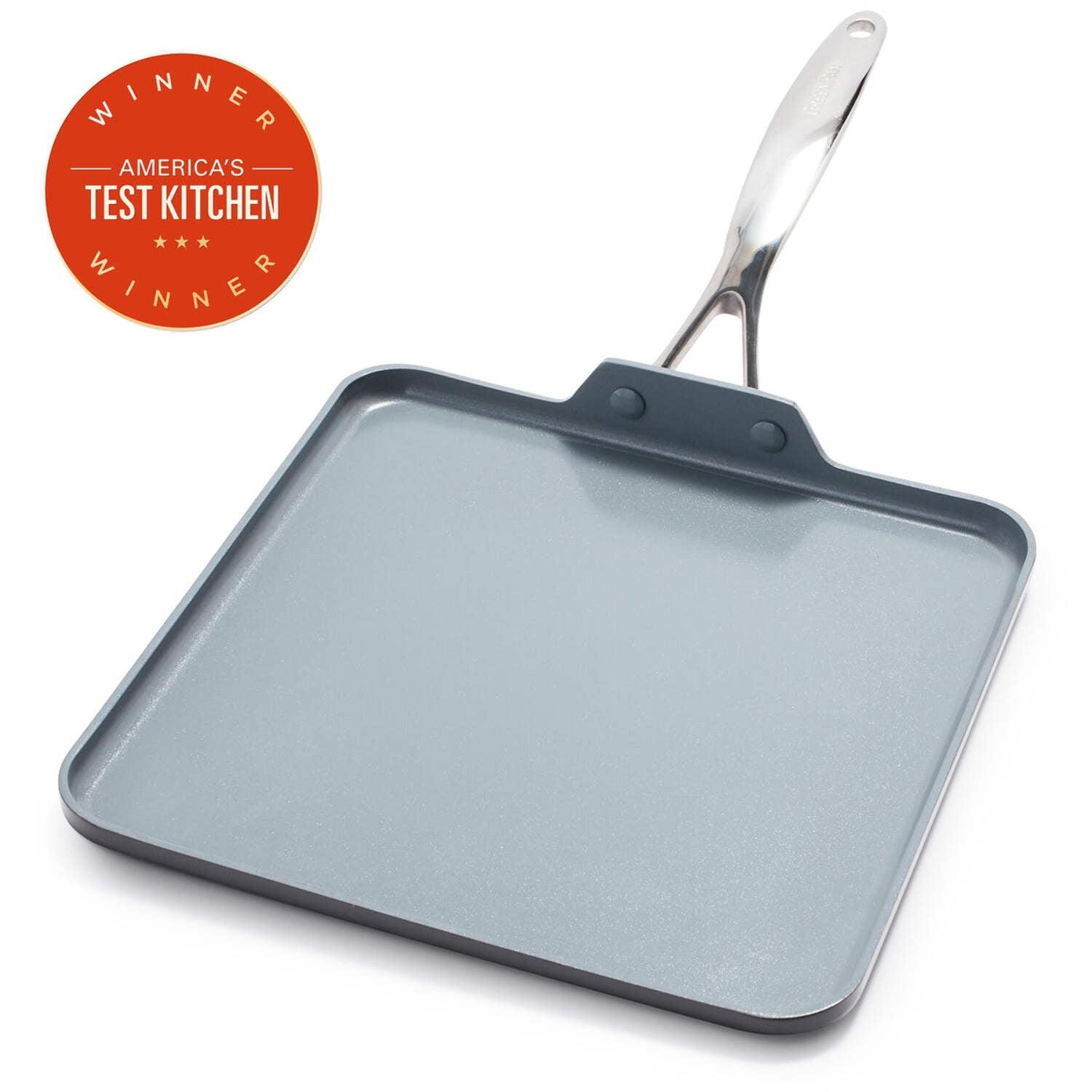 Valencia Pro Gray Ceramic Nonstick 11-Inch Griddle Pan