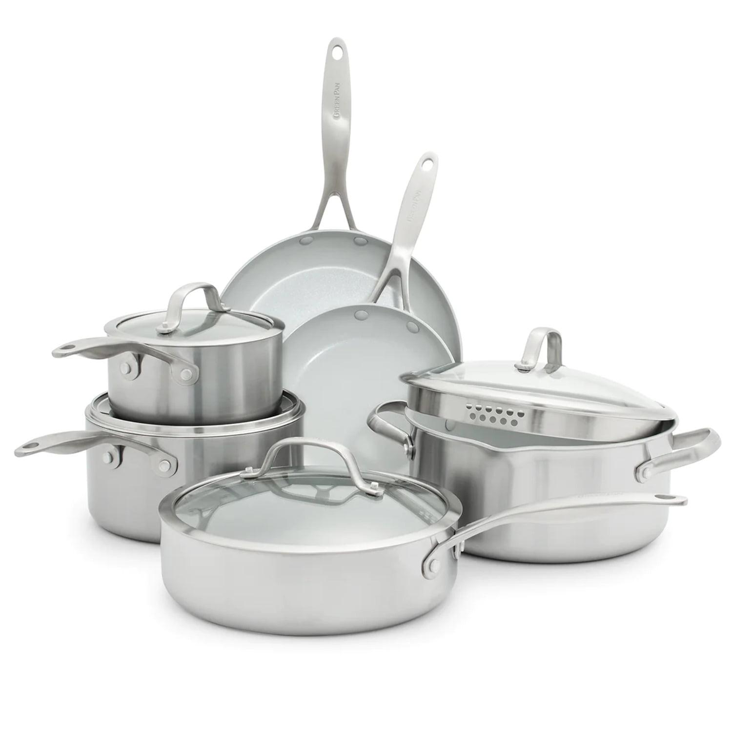 Venice Pro Stainless Steel Nonstick 10-Piece Cookware Set