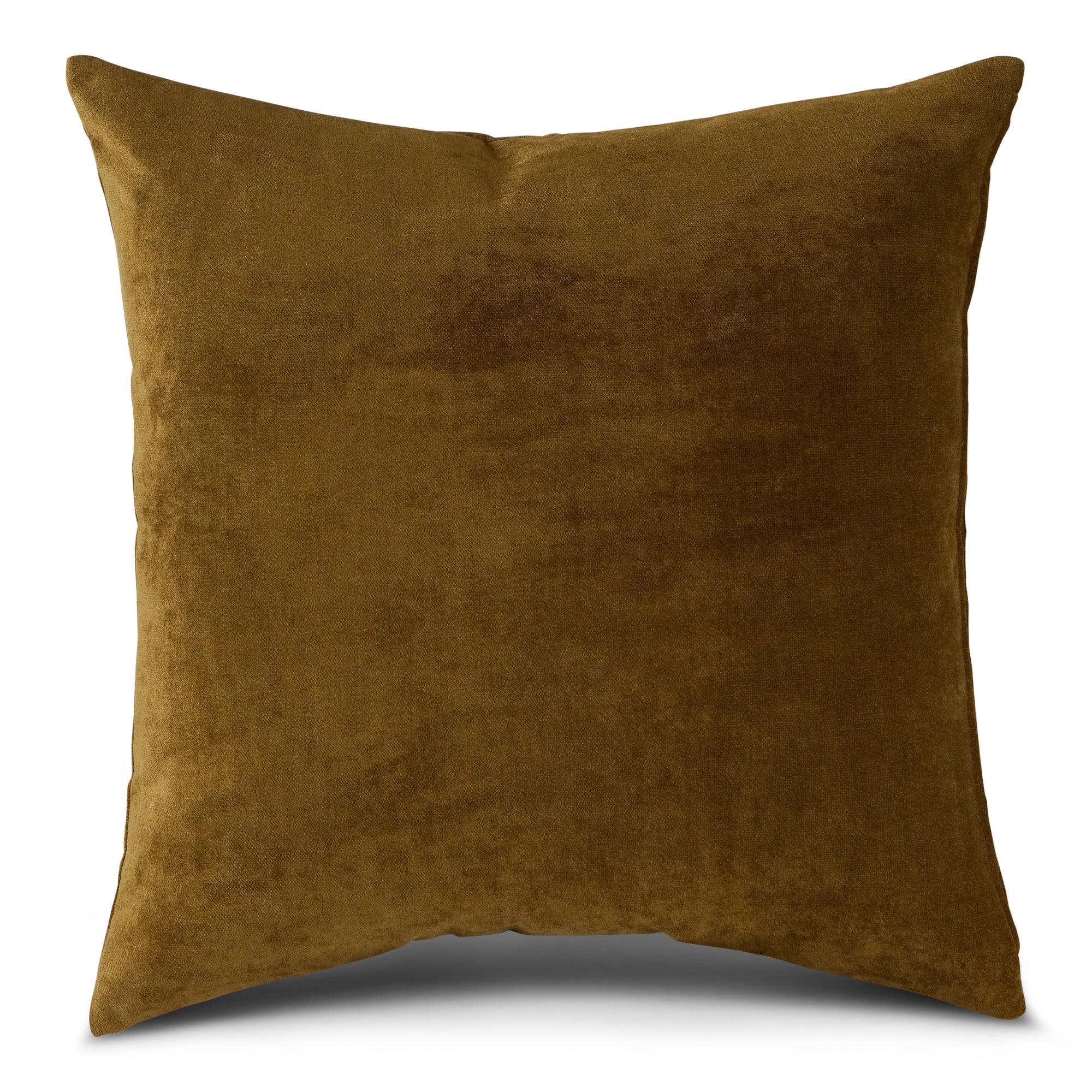 Juniper Velvet 24" Square Throw Pillow Cover, Polyester