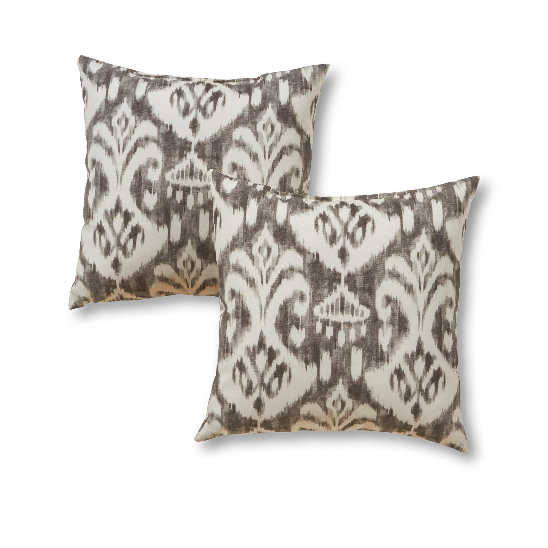 Indoor/Outdoor Reversible Throw Pillow