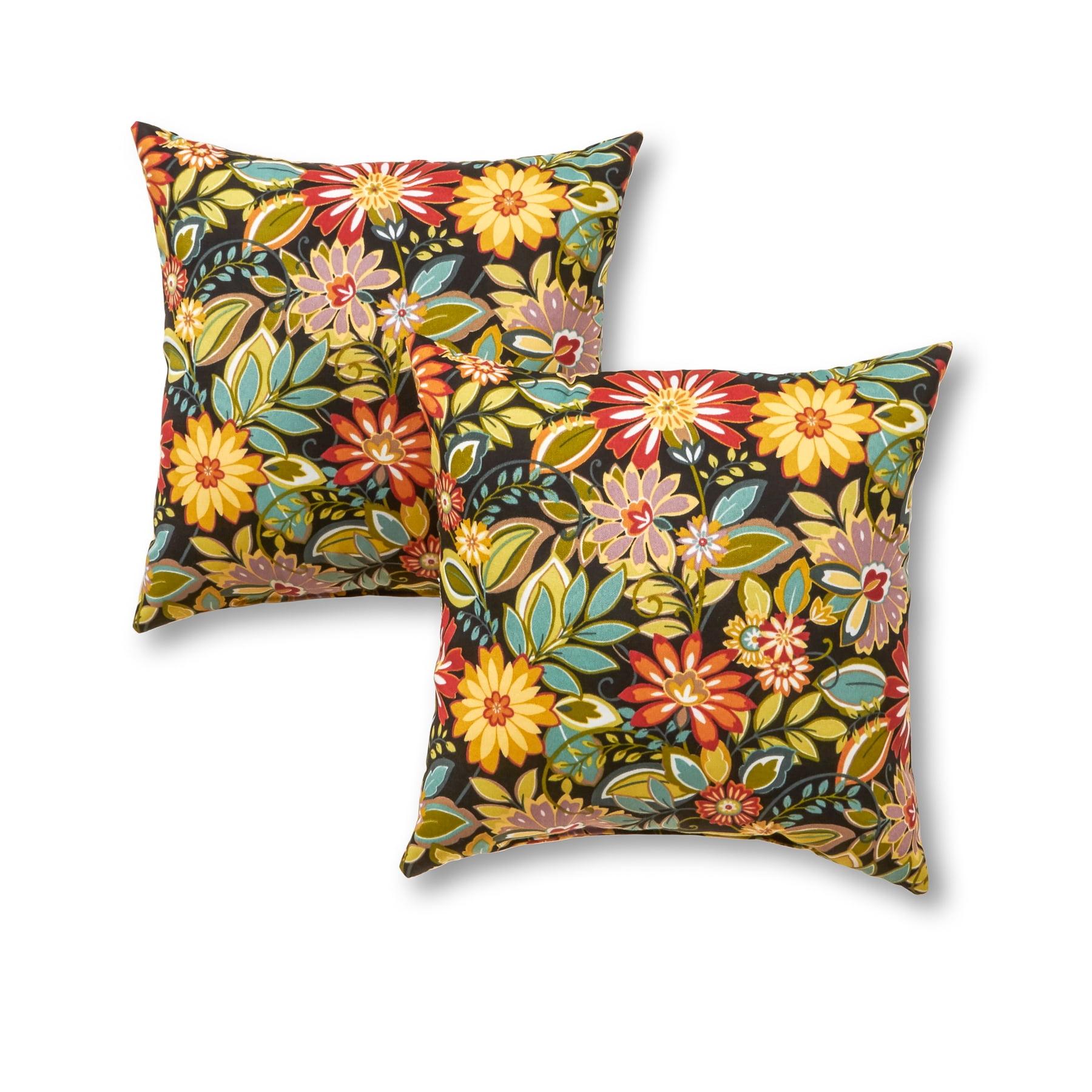 Indoor/Outdoor Reversible Throw Pillow