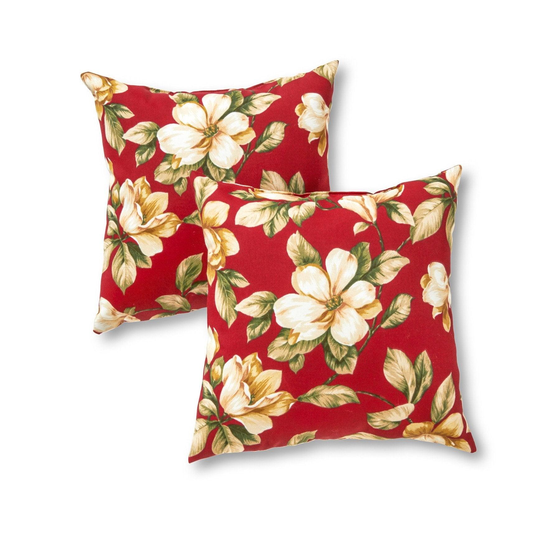 Indoor/Outdoor Reversible Throw Pillow