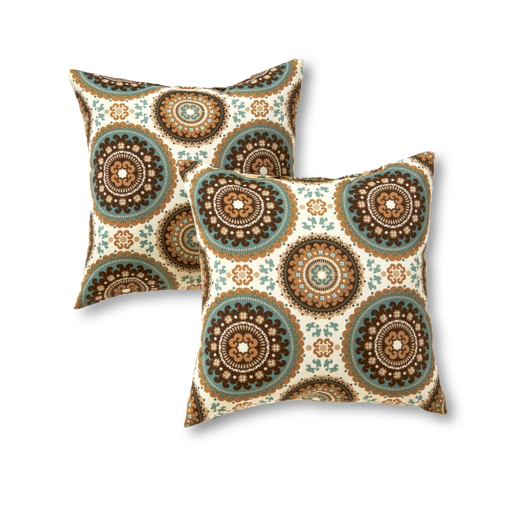 Indoor/Outdoor Reversible Throw Pillow