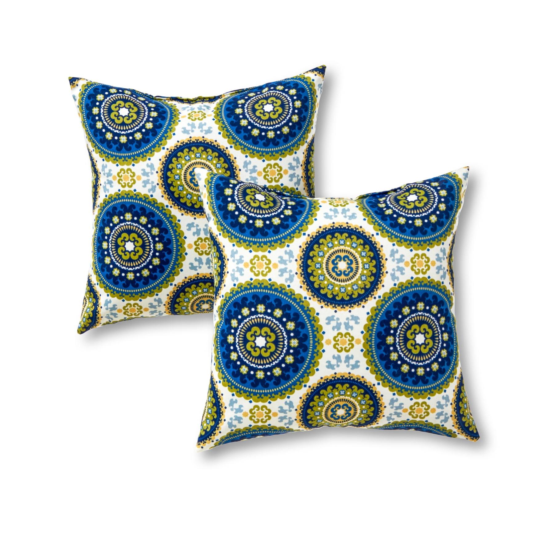 Indoor/Outdoor Reversible Throw Pillow