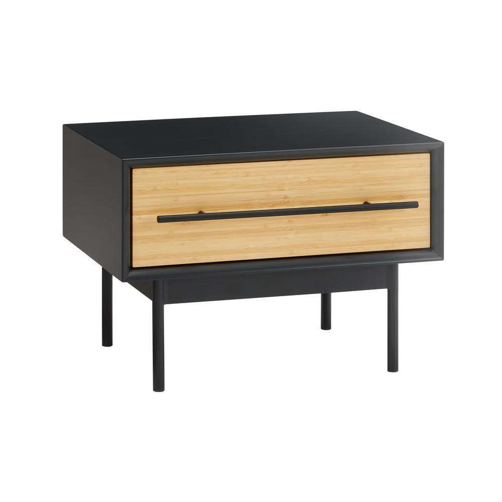 Santa Cruz Wheat Solid Bamboo 1-Drawer Nightstand