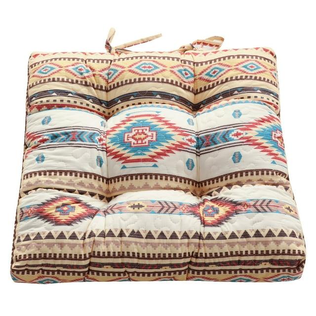 Barefoot Bungalow Quilted Reversible Indoor Chair Pad Cushion