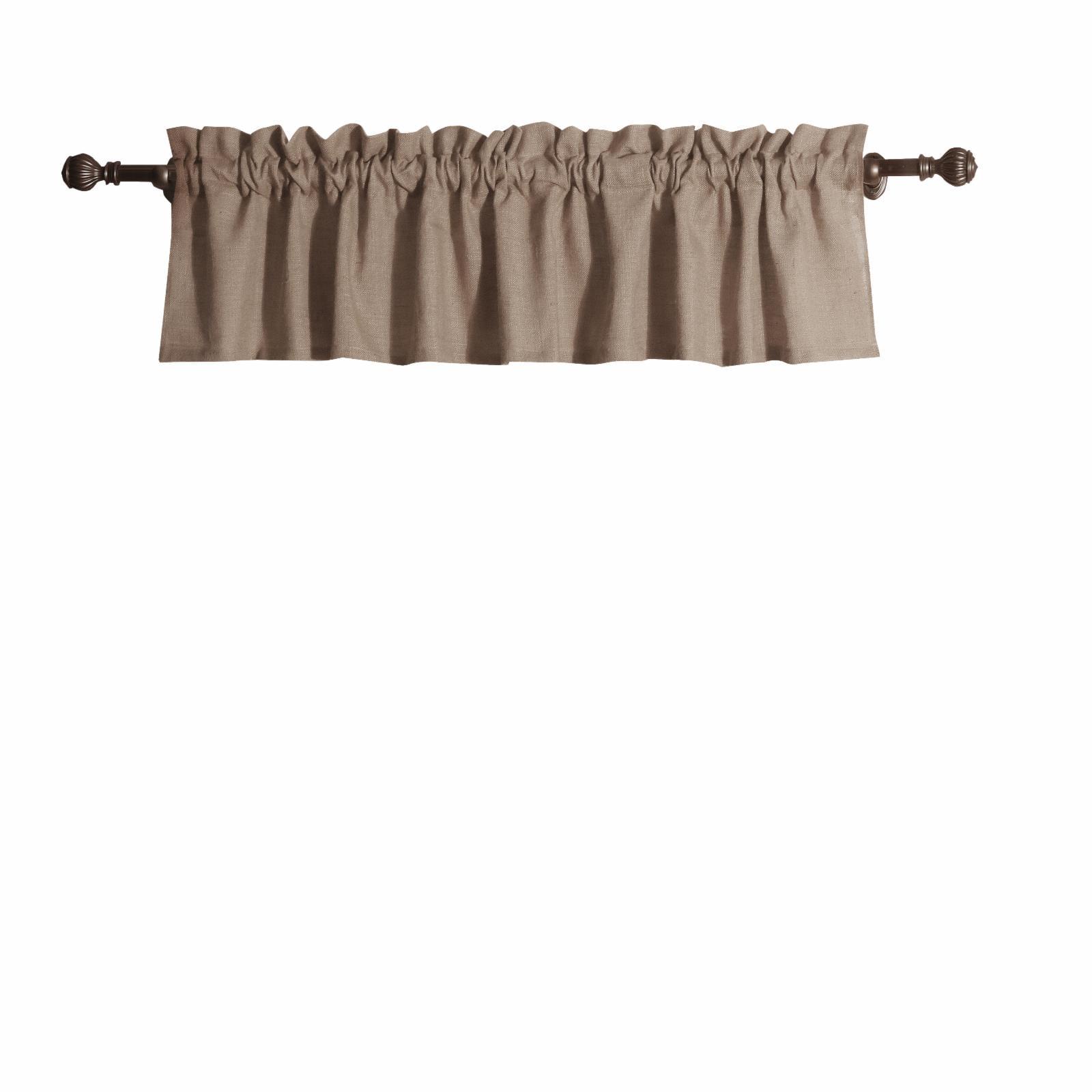 Tailored 84'' W Window Valance in Natural